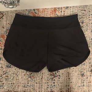 lululemon speed up shorts size 8 black